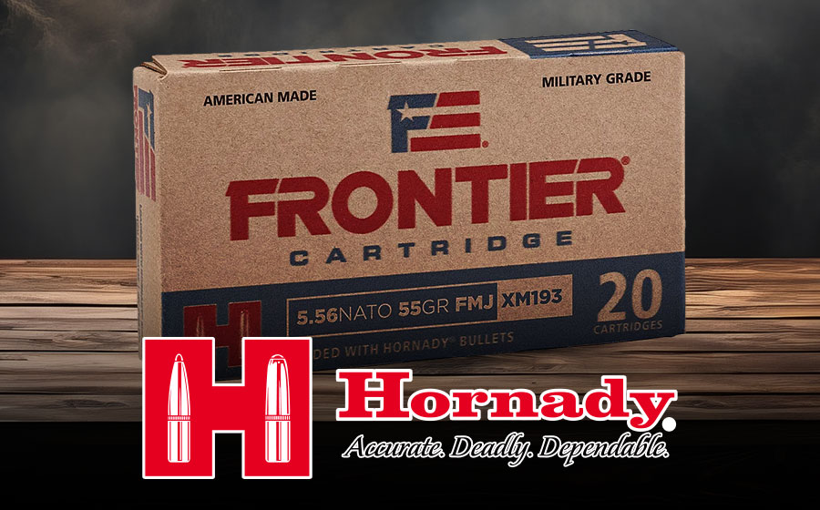 Hornady Frontier 5.56x45mm NATO 55 Gr FMJ, 20 Rounds