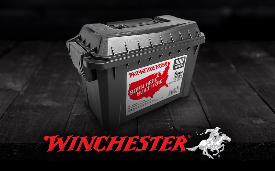 Winchester USA Handgun 9mm Luger 115 Gr FMJ, 500 Rounds