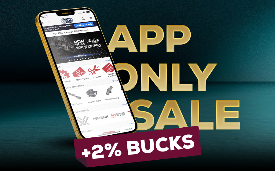 App Only Sale +2% Bucks