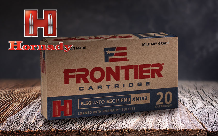 Hornady Frontier 5.56x45mm NATO 55 Gr FMJ, 20 Rounds