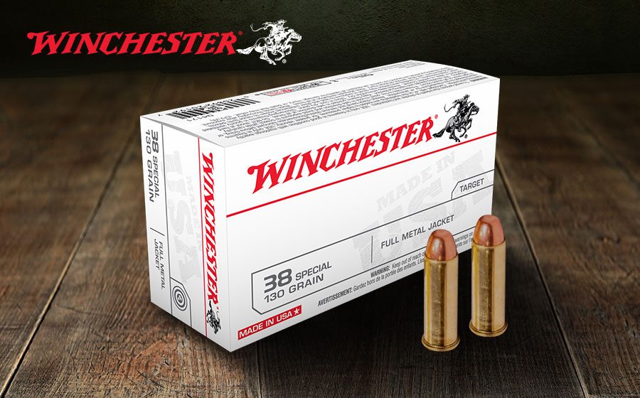 Winchester USA Handgun .38 Special 130 Gr FMJ, 50 Rounds