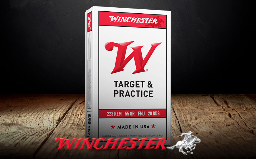 Winchester USA .223 Remington 55 Gr FMJ, 20 Rounds