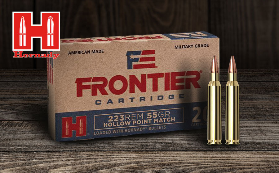 Hornady Frontier .223 Remington 55 Gr HP, 20 Rounds