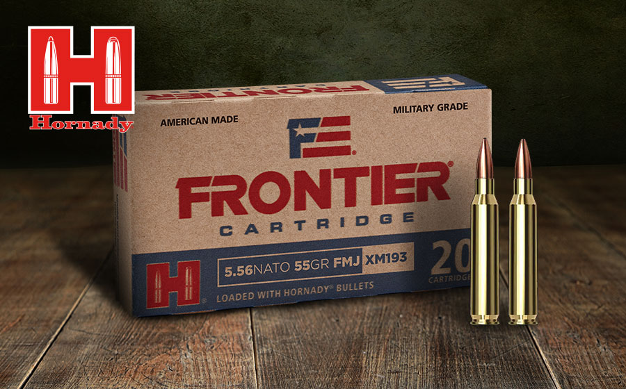 Hornady Frontier 5.56x45mm NATO 55 Gr FMJ, 20 Rounds