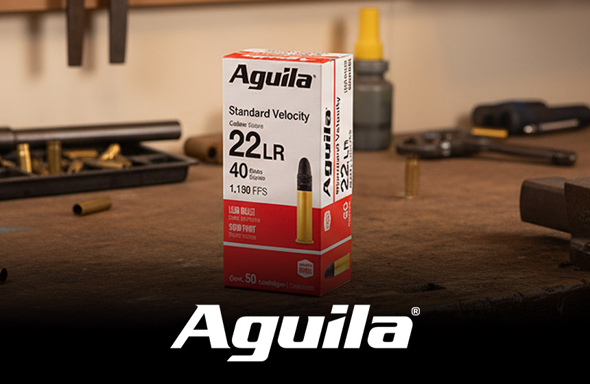 Aguila Ammunition Standard .22 Long Rifle Ammo 50 Rounds