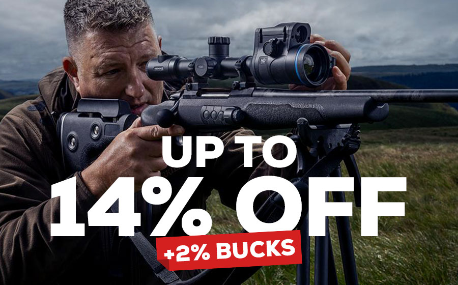 Up to 14% OFF +2% Bucks