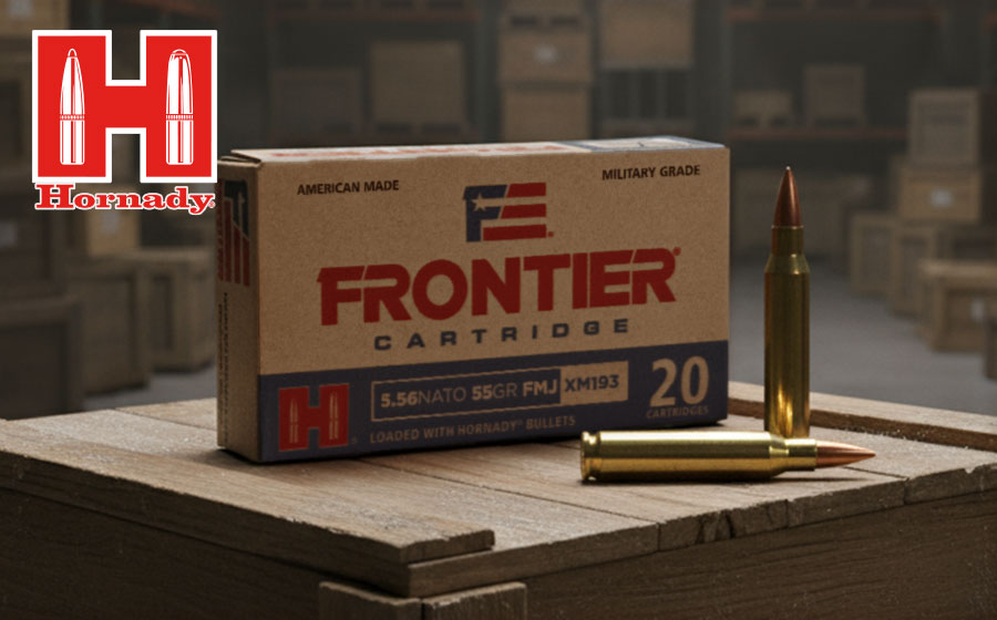Hornady Frontier 5.56x45mm NATO 55 Gr FMJ, 20 Rounds