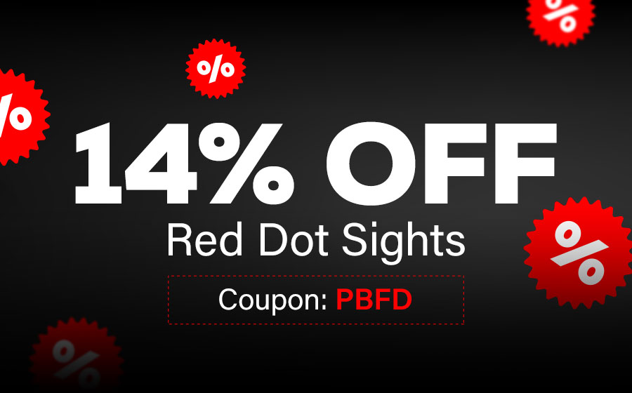 14% Off Red Dot Sights