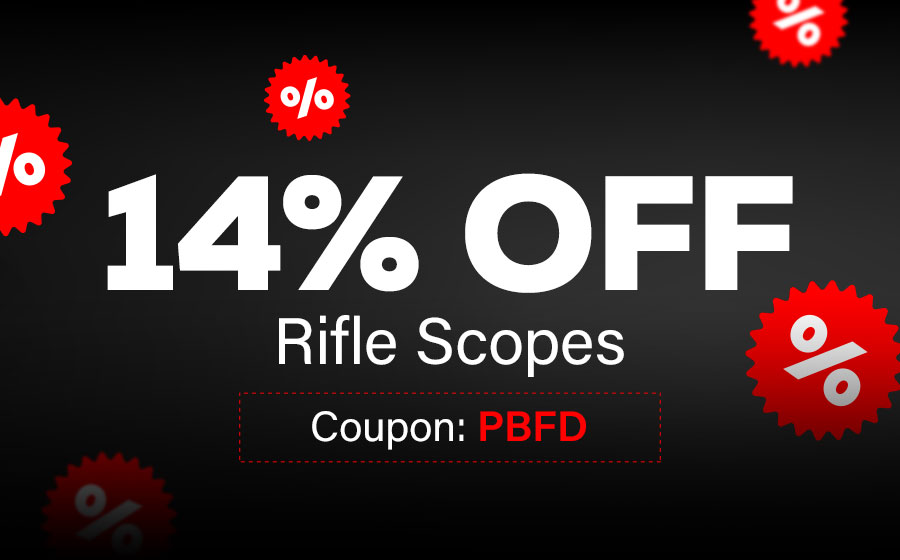 14% Off Rifle Scopes