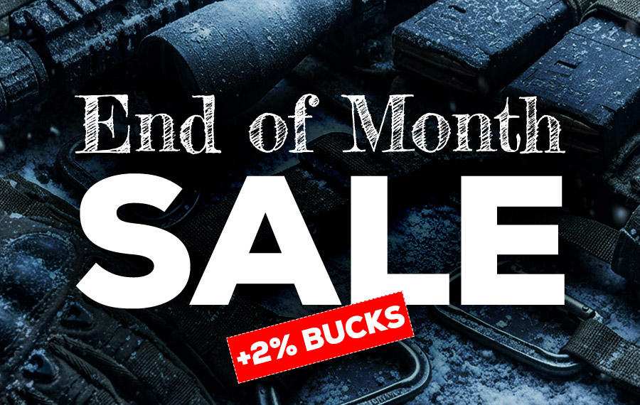 End of Month Sale +2% Bucks