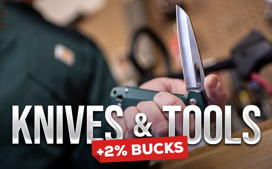 Up to 15% On Knives & Tools