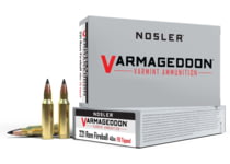 Nosler .221 Remington Fireball Flat Base Tipped 40 grain Brass Cased Rifle Ammunition