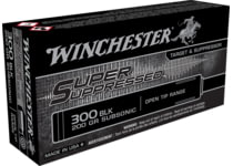 Winchester Super Suppressed .300 AAC Blackout 200 grain Full Metal Jacket Centerfire Rifle Ammunition
