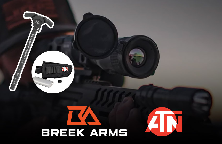 Breek Arms & ATN — FREE Charging Handle & Extended Battery Pack with Purchase of Select ATN Optics