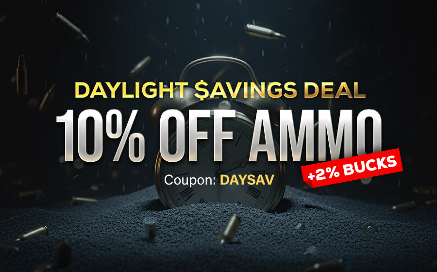 10% Off Ammo Coupon: DAYSAV