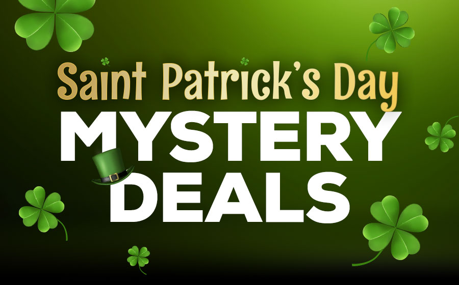 Saint Patrick's Day Mystery Deals