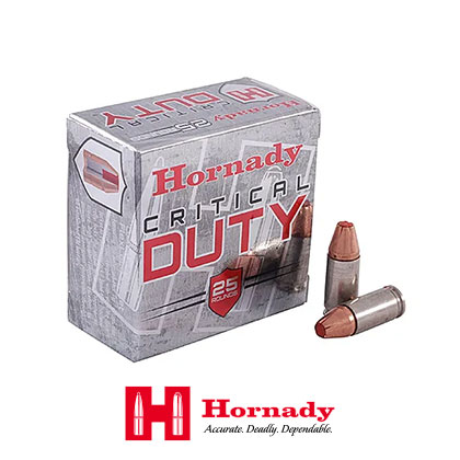 Critical Duty 9mm Luger +P 124 Grain FlexLock, 25 Rounds
