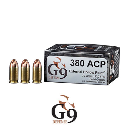 .380 ACP 70 Grain External Hollow Point, 20 Rounds