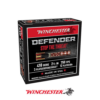 Defender Shotshell 410 Bore, 10 Rounds