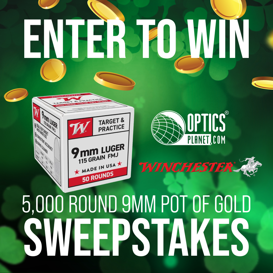 Enter to Win Winchester 5,000 Round 9mm Pot of Gold Sweepstakes