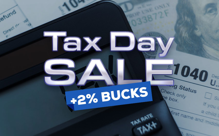 Tax Day Sale