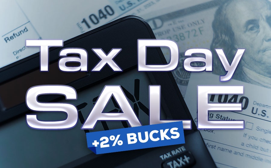 Tax Day Sale