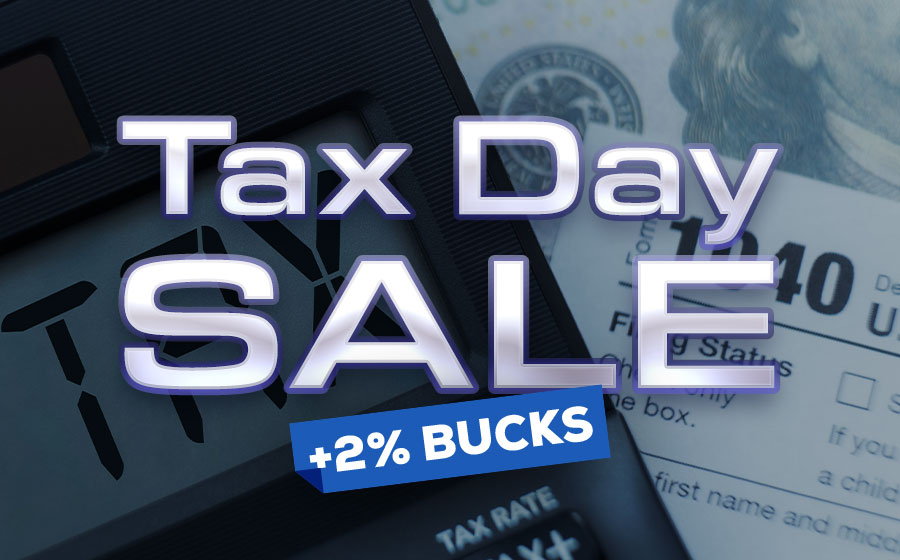 Tax Day Sale