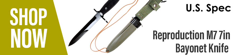 U.S. Spec Reproduction M7 7in Bayonet Knife