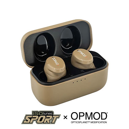 CALIBER True Wireless Tactical Earbuds with Bluetooth, FDE