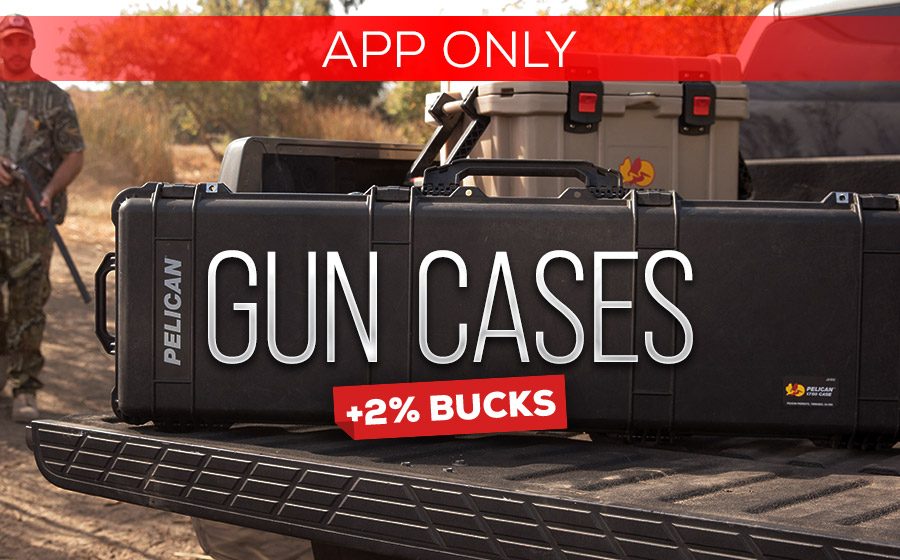 App Only Gun Cases +2% Bucks