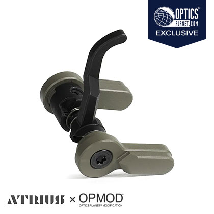 Ambidextrous Forced Reset Selector, OD Green & FDE