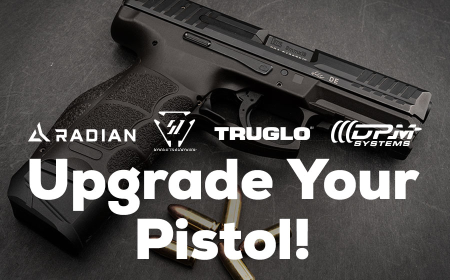 Upgrade Your Pistol with Radian, Strike Industries, TRUGLO, and DPM