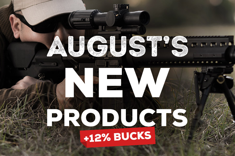 August's New Products +12% Bucks