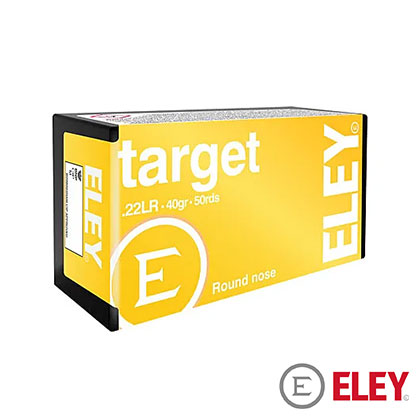 Target .22LR
40 Grain Round Nose,
50 Rounds