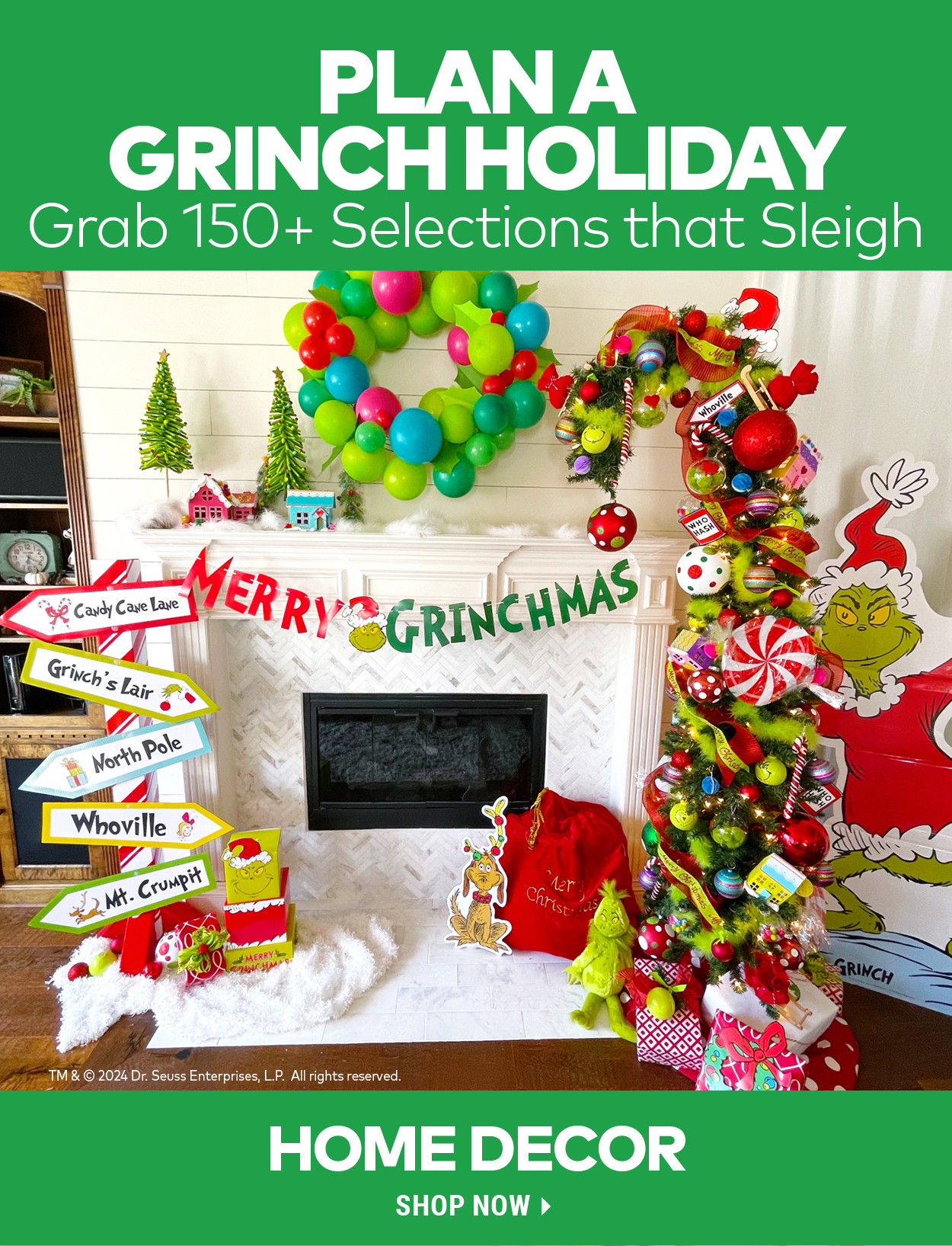 Plan a Grinch holiday! 