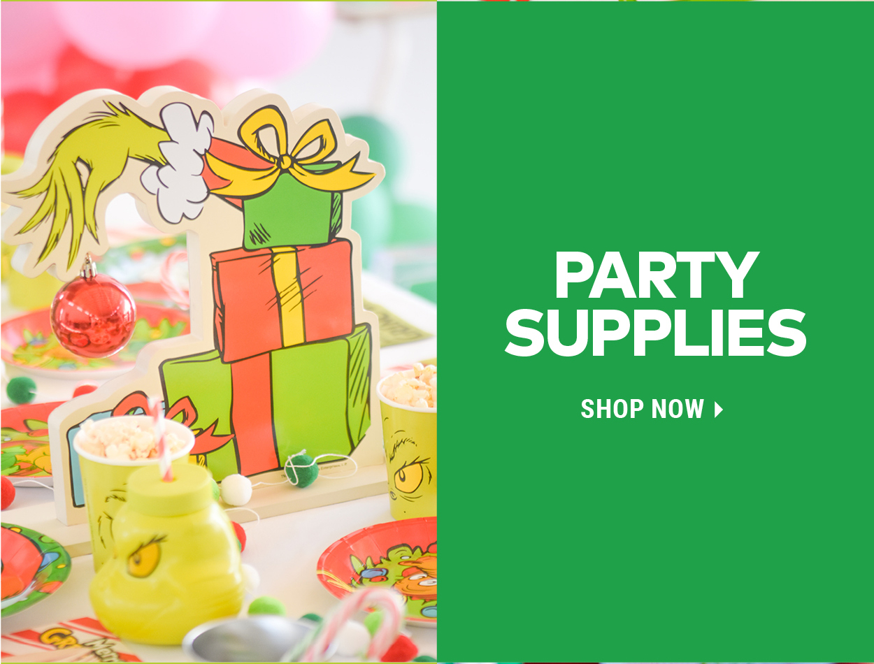 Grinch party supplies