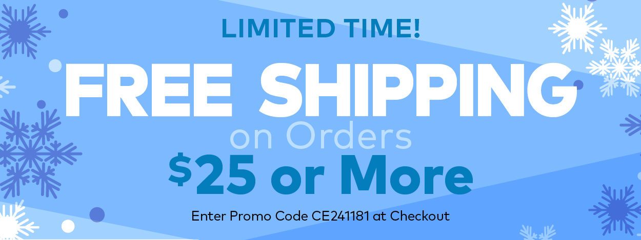 Free Shipping on Orders $25 or More*