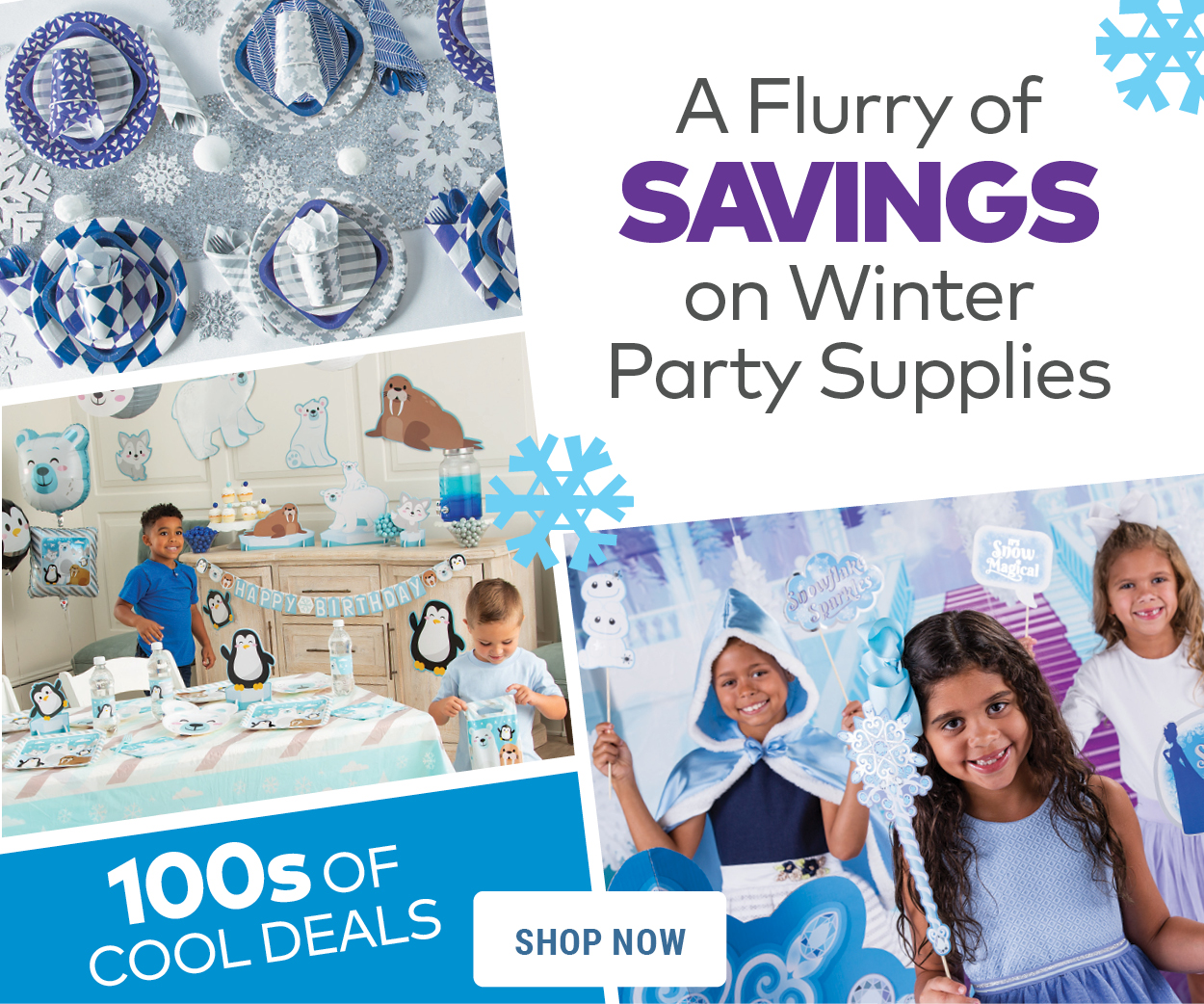 A Flurry of Savings on Winter Party Supplies