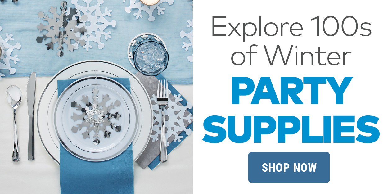 Explore 100s of Winter Party Supplies