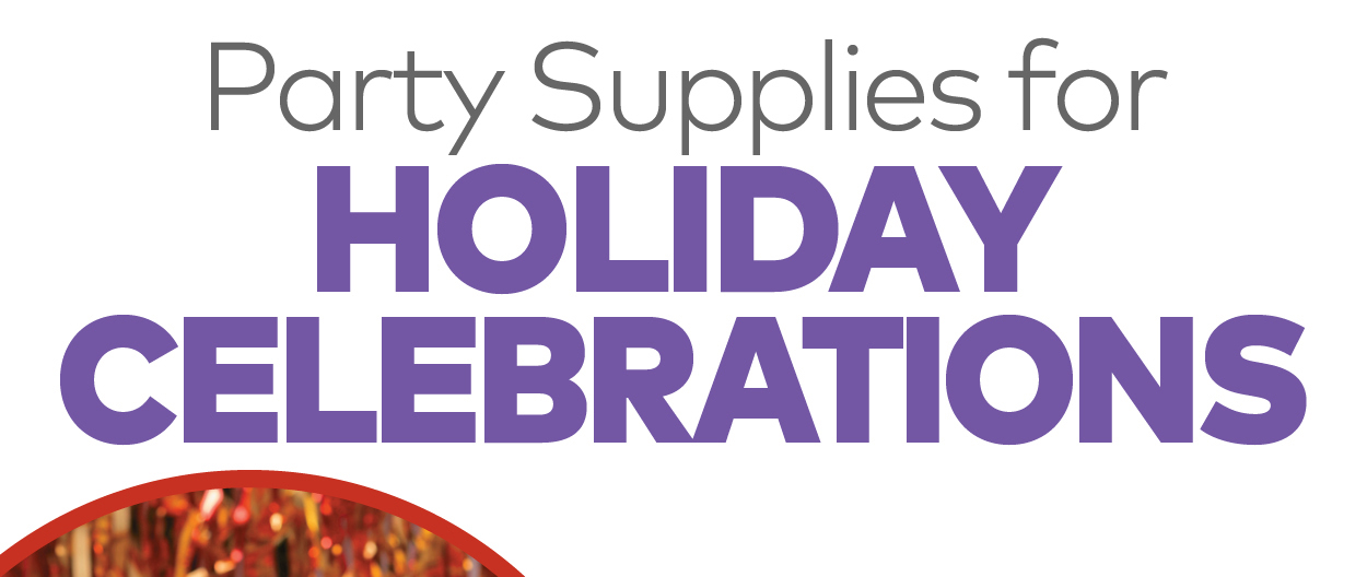 Party Supplies for Holiday Celebrations