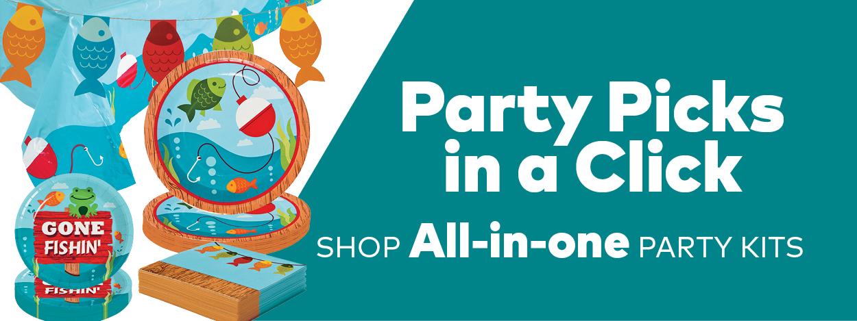 Party Picks in a Click. Shop All-in-One Party Kits.