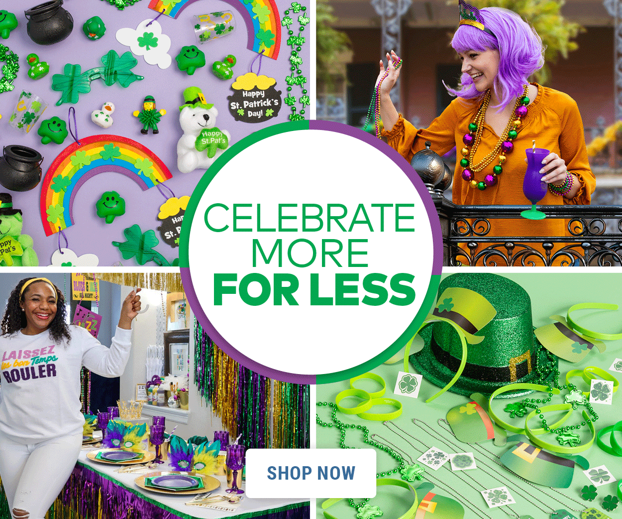 Celebrate More for Less.