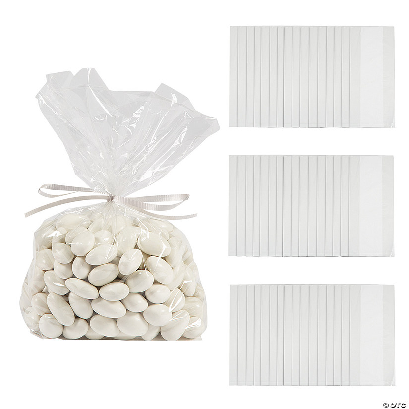 5 1/2" x 11" Bulk 50 Pc. Classic Clear Cellophane Treat Bags