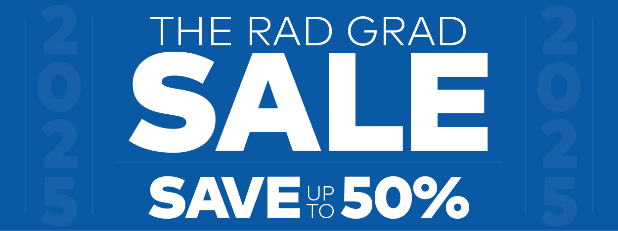The Rad Grad Sale. Save up to 50%.