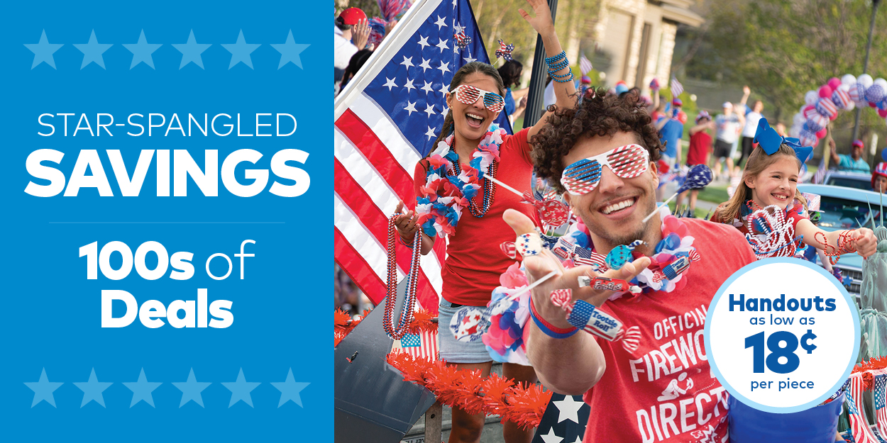 Star-Spangled Savings. 100s of Deals.