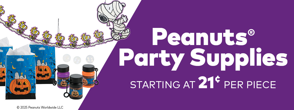 Peanuts Party Supplies