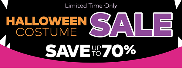 Limited Time Only! Halloween Costume Sale. Save up to 70%.