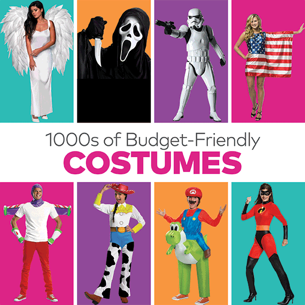 1000s of Budget-Friendly Costumes