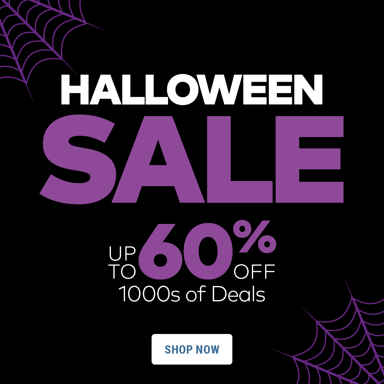 Halloween Sale! Up to 60% Off. 1000s of Deals.