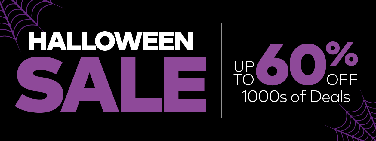 Halloween Sale. Up to 60% Off. 1000s of Deals.